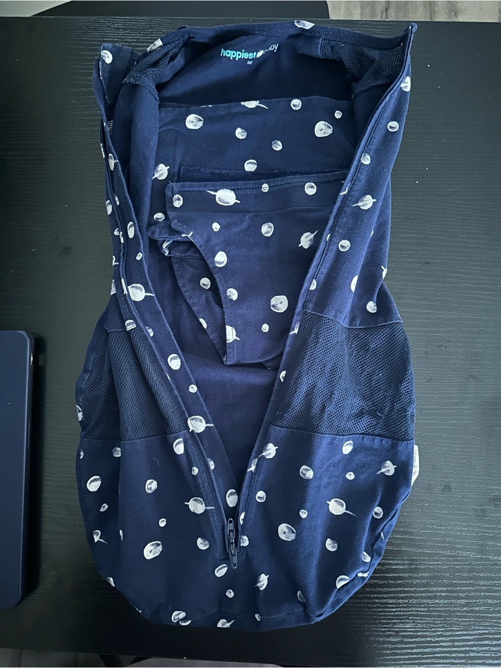 Happiest Baby Navy Dot Infant swaddle